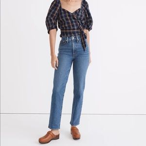 Madewell classic straight jeans